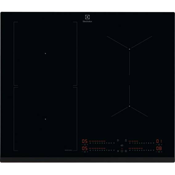 Obrázok pre Electrolux EIS62453 Černá Vestavěné 60 cm Indukční varná deska se zónami 4 zóna/zón