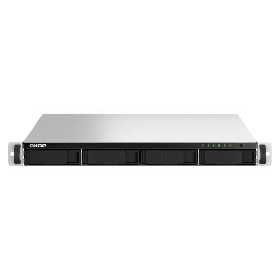 Obrázok pre QNAP TS-464U NAS Rack (1U) Intel® Celeron® N5095 8 GB DDR4 0 TB QNAP Turbo System Hliník, Černá