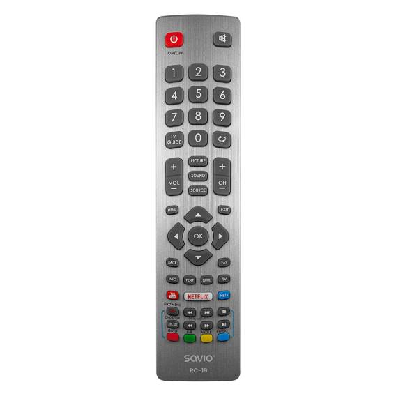 Obrázok pre SAVIO RC-19 Univerzální/dálkový ovladač pro TV SHARP – SMART TV