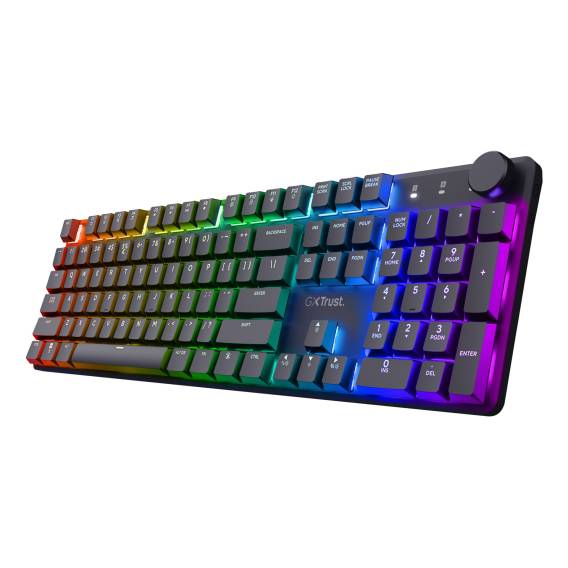 Obrázok pre Trust GXT 868 Torix klávesnice Hraní USB + RF Wireless + Bluetooth QWERTY Americká angličtina Černá