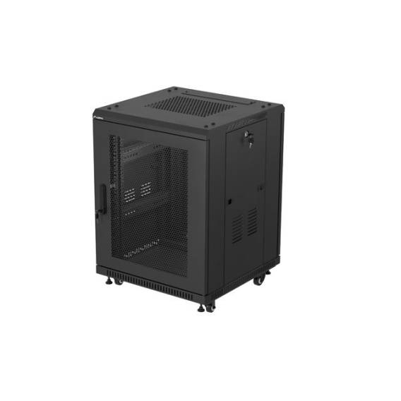 Obrázok pre Lanberg FF01-6615-23B rack 15U Volně stojící rack Černá