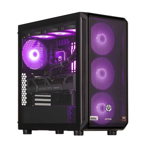 Obrázok pre Actina 5901443411901 PC AMD Ryzen™ 9 9900X 32 GB DDR5-SDRAM 2 TB SSD NVIDIA GeForce RTX 5080 Midi Tower Černá