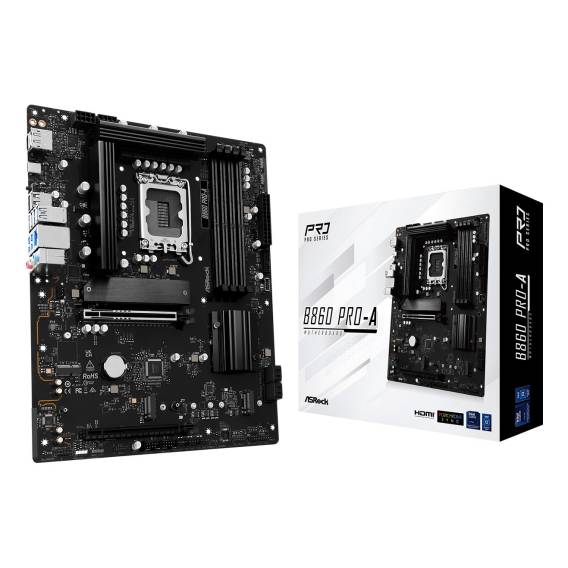 Obrázok pre Asrock B860 Pro-A Intel B860 LGA 1851 (Socket V1) ATX