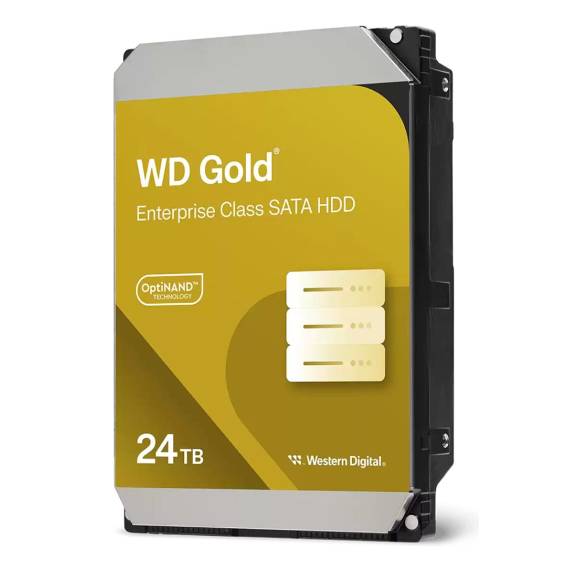 Obrázok pre Western Digital Gold WD242KRYZ vnitřní pevný disk 24 TB 7200 ot/min 512 MB 3.5" Serial ATA III