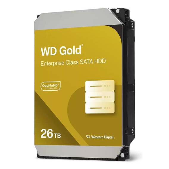 Obrázok pre Western Digital Gold WD261KRYZ vnitřní pevný disk 26 TB 7200 ot/min 512 MB 3.5" Serial ATA III