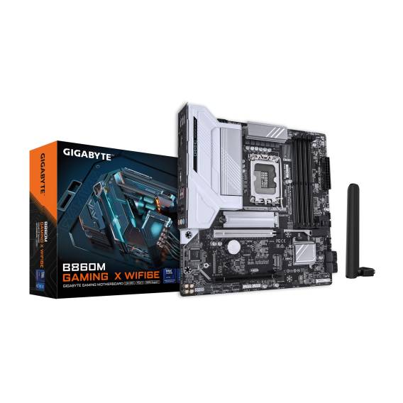 Obrázok pre GIGABYTE B860M GAMING X WIFI6E základní deska Intel B860 LGA 1851 (Socket V1) Micro ATX