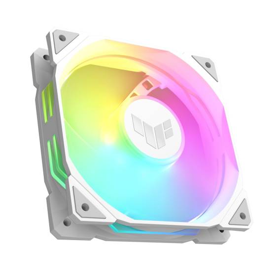 Obrázok pre ASUS TUF GAMING TR120 ARGB REVERSE 1-pack White Počítačová skříň Vzduchový chladič 12 cm Bílá