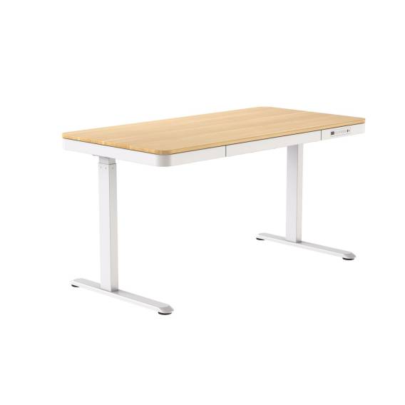 Obrázok pre Stůl ACTIVEJET s elektrickým nastavením výšky 140x70 ET119W-C bílá/dub