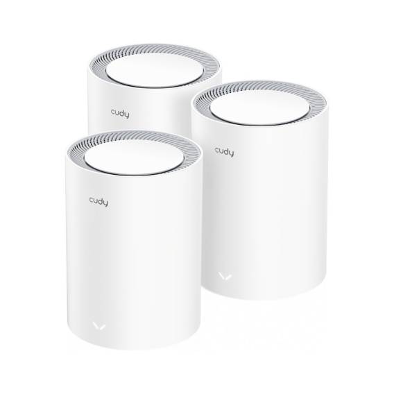 Obrázok pre Cudy AX3000 Wi-Fi 6 Mesh 2.5G Solution Dvoupásmový (2,4 GHz / 5 GHz) Wi-Fi 6 (802.11ax) Bílá Vnitřní