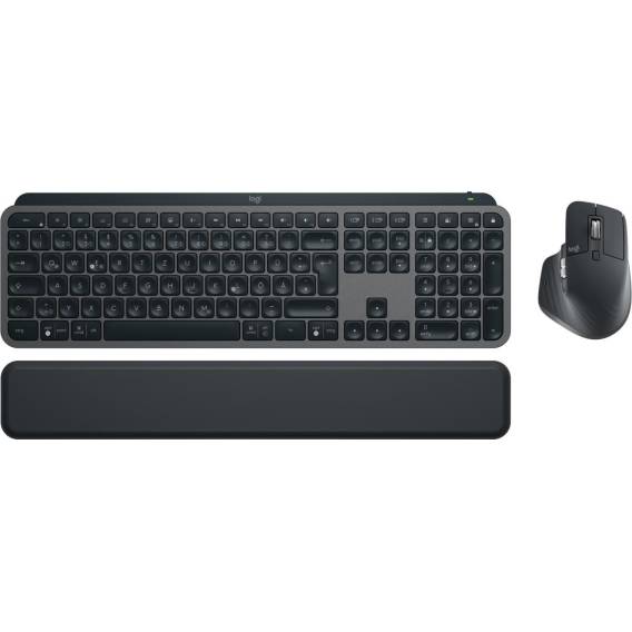 Obrázok pre Logitech MX Keys S Combo klávesnice Obsahuje myš Kancelář Bluetooth QWERTZ Německý Grafit