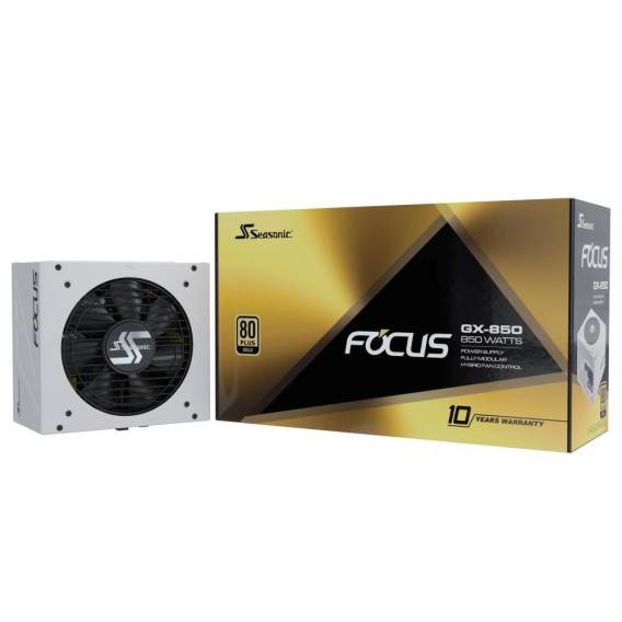 Obrázok pre Seasonic Focus GX-850 napájecí zdroj 850 W 20+4 pin ATX ATX Bílá