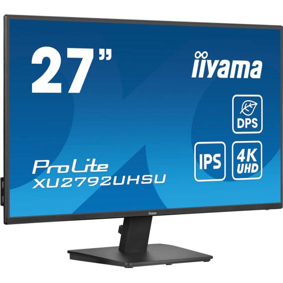 Obrázok pre iiyama ProLite XU2792UHSU-B6 počítačový monitor 68,6 cm (27") 3840 x 2160 px 4K Ultra HD LED Černá