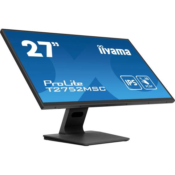 Obrázok pre iiyama ProLite T2752MSC-B1 počítačový monitor 68,6 cm (27") 1920 x 1080 px Full HD LED Dotyková obrazovka Černá