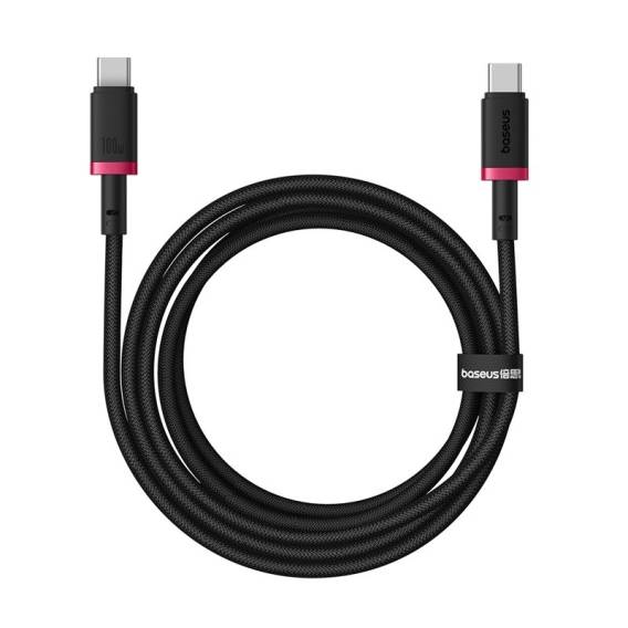 Obrázok pre Baseus Dura Kabel pro rychlé nabíjení z typu C na typ C 100 W 2 m černý, Červená
