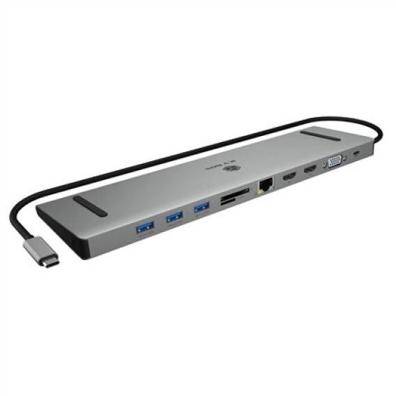 Obrázok pre ICY BOX IB-DK2106a-CPD Kabel USB 3.2 Gen 1 (3.1 Gen 1) Type-C Antracit, Černá