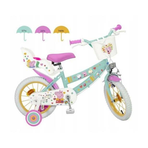 Obrázok pre Dětské kolo Toimsa 12“ Swinka Peppa green