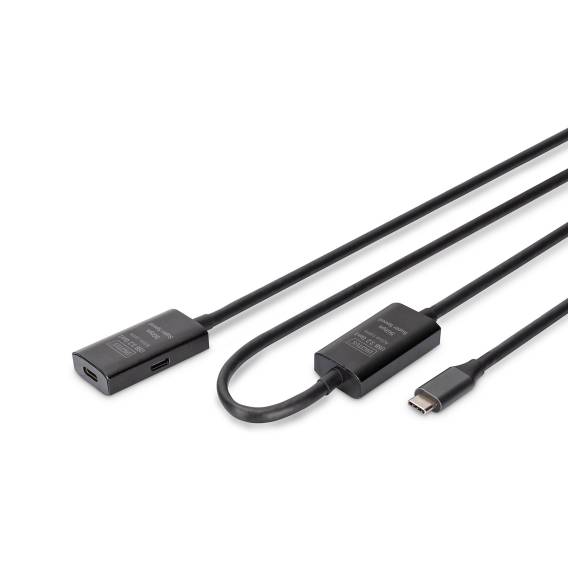 Obrázok pre Digitus DA-73109 USB kabel USB 3.2 Gen 1 (3.1 Gen 1) 10 m USB C 5 Gbit/s Černá