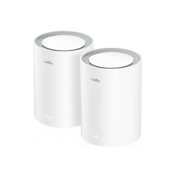 Obrázok pre Cudy M3000(2-PACK) V2.0 Systém mesh Wi-Fi Dvoupásmový (2,4 GHz / 5 GHz) Wi-Fi 6 (802.11ax) Bílá Vnitřní