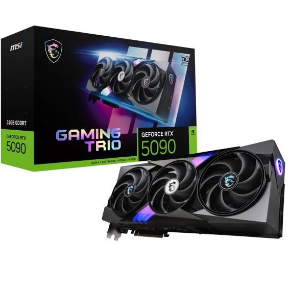 Obrázok pre MSI GAMING GeForce RTX5090 TRIO OC 32GB NVIDIA GeForce RTX 5090 GDDR7