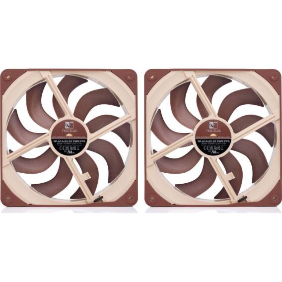 Obrázok pre Noctua 140mm NF-A14x25 G2 PWM Sx2 PP - Sada dvou ventilátorů