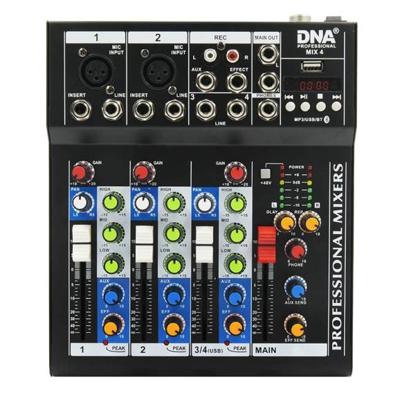 Obrázok pre DNA Professional MIX 4 - analogový směšovač zvuku