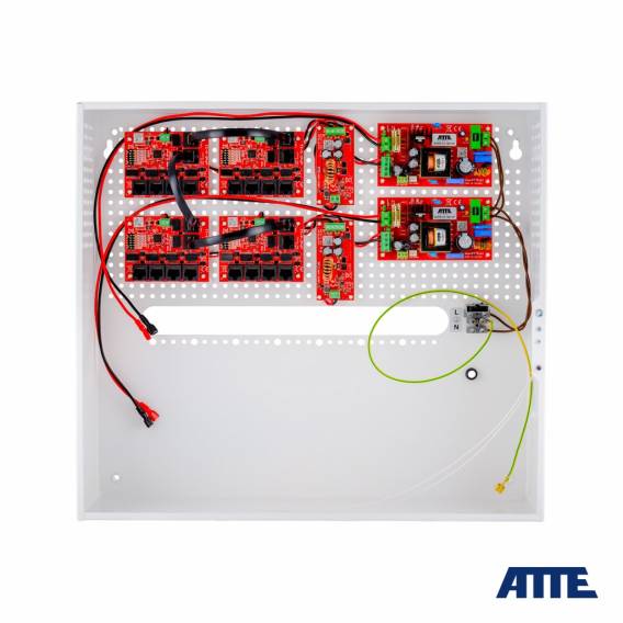 Obrázok pre Zestaw buforowy do 17 kamer IP switch PoE 17P+1UP ATTE IPUPS-17-11-H