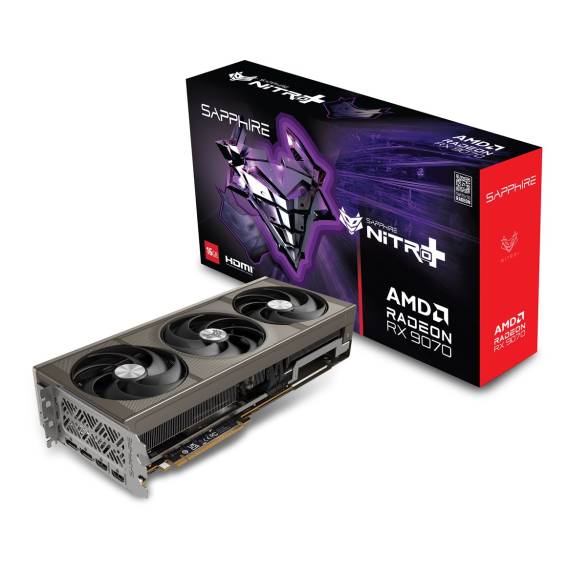 Obrázok pre Sapphire NITRO+ Radeon RX 9070 AMD 16 GB GDDR6