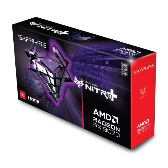Obrázok pre Sapphire NITRO+ Radeon RX 9070 AMD 16 GB GDDR6
