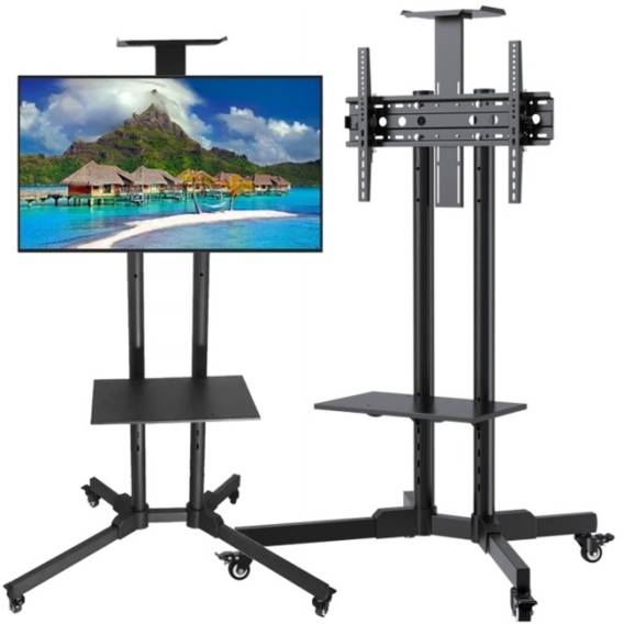 Obrázok pre DNA TV STAND black steel floor stand