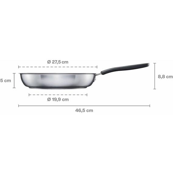 Obrázok pre FS. 26cm FRYING PAN WITH FUNCTIONAL FORM CERAMIC COATING
