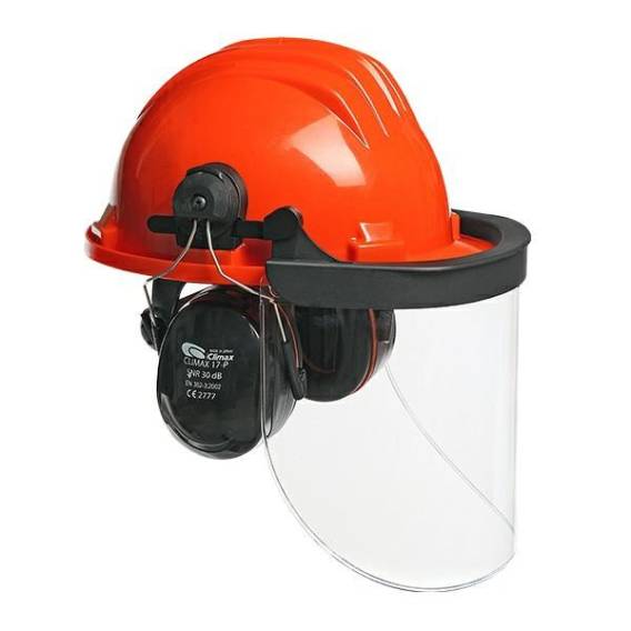 Obrázok pre CLIMAX Safety helmet with face shield and earmuffs 437-I