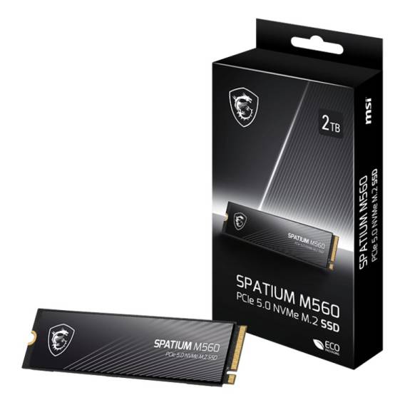 Obrázok pre MSI Spatium M560 PCIE 5.0 NVME M.2 2 TB PCI Express 5.0 3D NAND