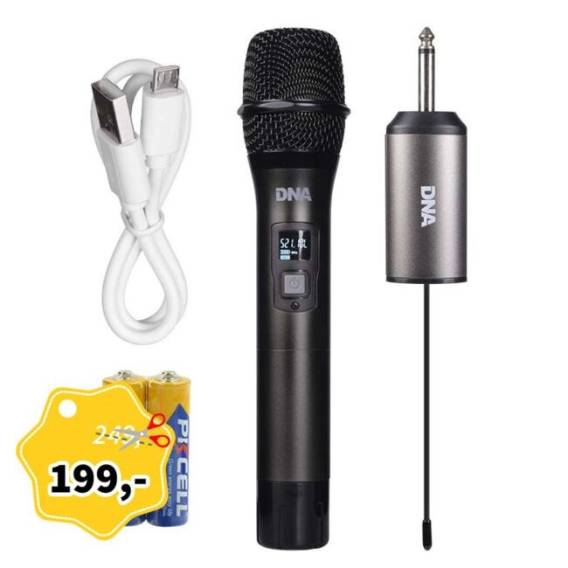 Obrázok pre Wireless dynamic microphone DNA FU VOCAL SET