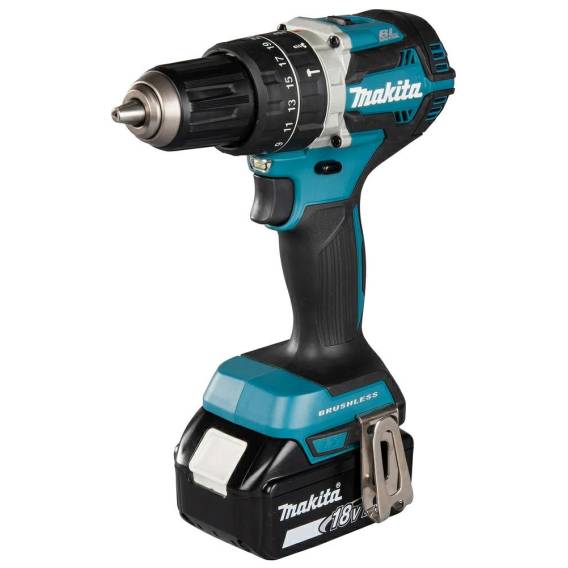 Obrázok pre Makita DHP484RTJ vrtačka Rychloupínací 1,8 kg Černá, Modrá