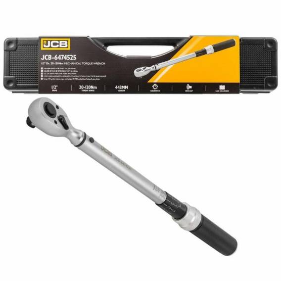 Obrázok pre Torque Wrench JCB 1/2" 20-120Nm