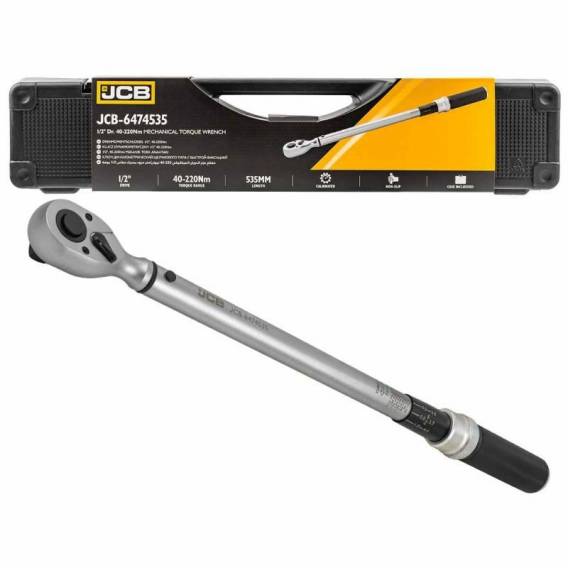 Obrázok pre JCB Torque Wrench 1/2" 40-220Nm