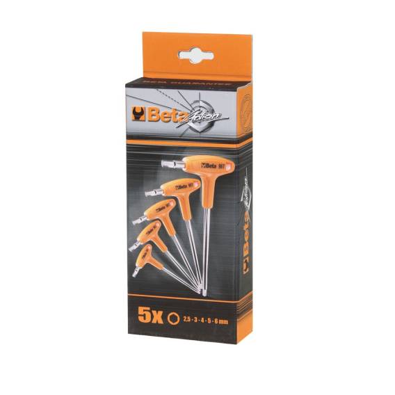 Obrázok pre Set of angle hex keys 5 pcs 2.5-3-4-5-6mm