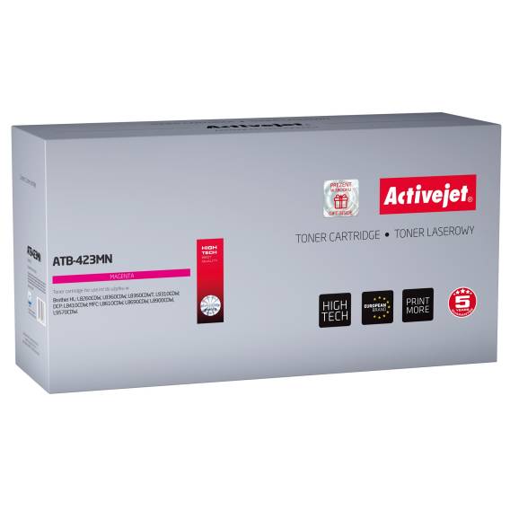 Obrázok pre Activejet tonerová kazeta ATB-423MN (náhradní Brother TN-423M; Supreme; 4000 stran; červená)