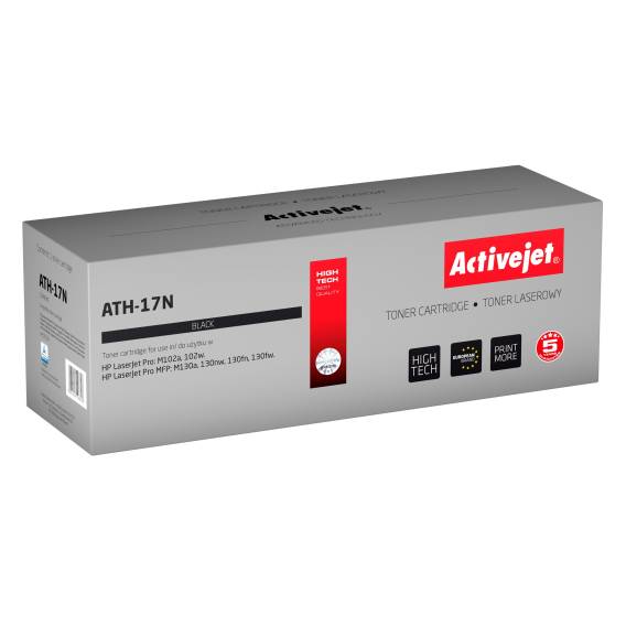 Obrázok pre Activejet ATH-17N (náhrada za HP 17A CF217A; Supreme; 1600 stran; černá)