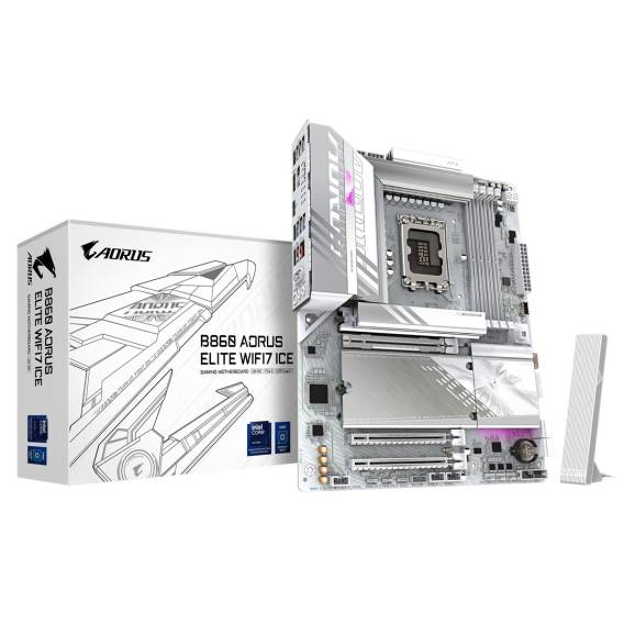Obrázok pre GIGABYTE B860 AORUS ELITE WIFI7 ICE Intel B860 LGA 1851 (Socket V1) ATX