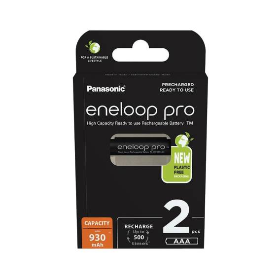 Obrázok pre Dobíjecí baterie PANASONIC ENELOOP PRO AAA 930 mAh 2 szt (BK-4HCDE/2CP)