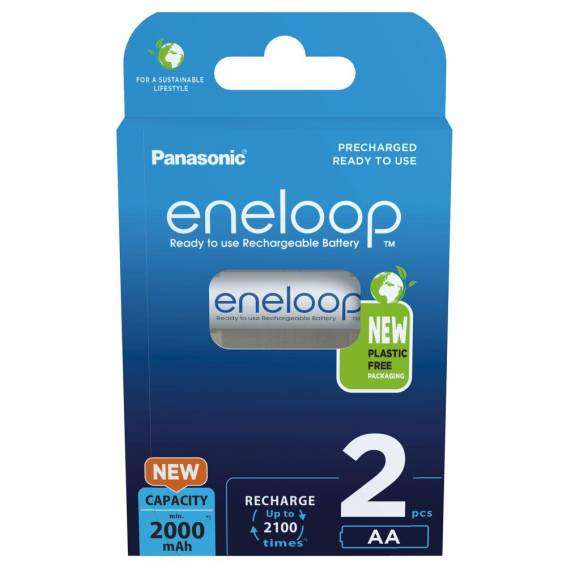 Obrázok pre Dobíjecí baterie PANASONIC ENELOOP AA 2000 mAh 2 szt (BK-3MCDE/2CP)