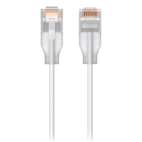 Obrázok pre Ubiquiti UACC-Cable-Patch-EL-0.15M-W-24 síťový kabel Průsvitné, Bílá 0,15 m Cat6
