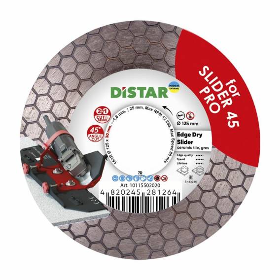 Obrázok pre DISTAR Diamond Blade EDGE DRY SLIDER 125x1.6x25x30
