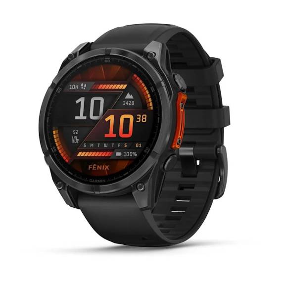 Obrázok pre Garmin Fenix 8 3,56 cm (1.4") AMOLED 47 mm Digitální 454 x 454 px Dotyková obrazovka Černá Wi-Fi GPS