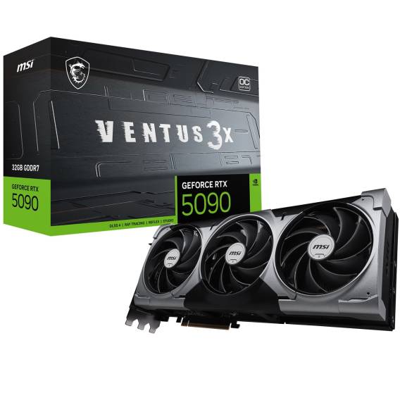 Obrázok pre MSI VENTUS GEFORCE RTX 5090 32G 3X OC grafická karta NVIDIA 32 GB GDDR7