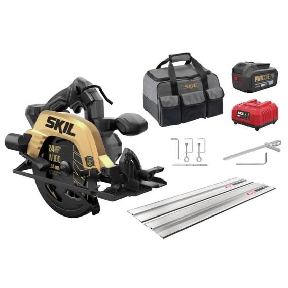 Obrázok pre Circular Saw 3575DB 20V 1X4AH with Guide Rail