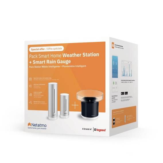 Obrázok pre Netatmo NBU-NWS-NRG-EU digitální meteorologická stanice Stříbrná Baterie Wi-Fi