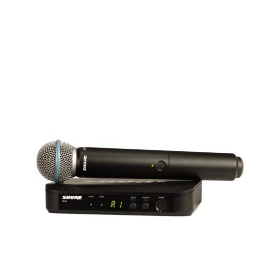 Obrázok pre Shure BLX24E/B58-H8E - bbezdrátový vokální systém s mikrofonem Beta 58A