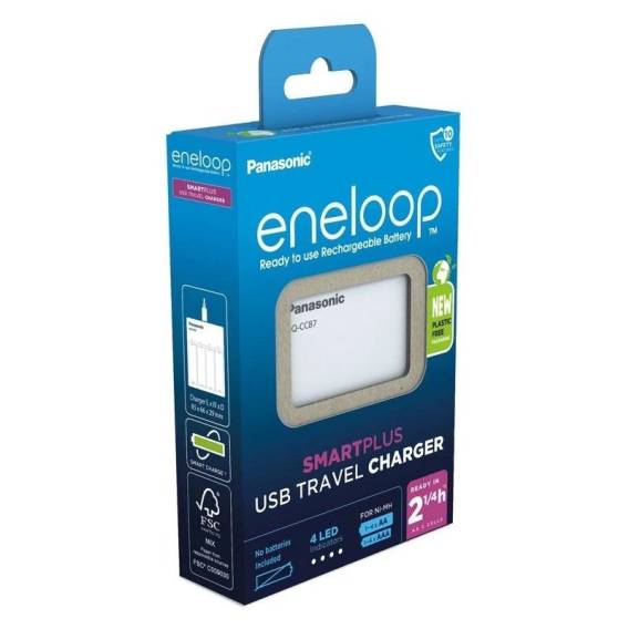 Obrázok pre Nabíječka baterií PANASONIC Eneloop Smartplus BQ-CC87 (BQ-CC87USB)